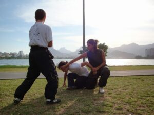 Shifu Flavio Treinando na Lagoa Rodrigo de Freitas